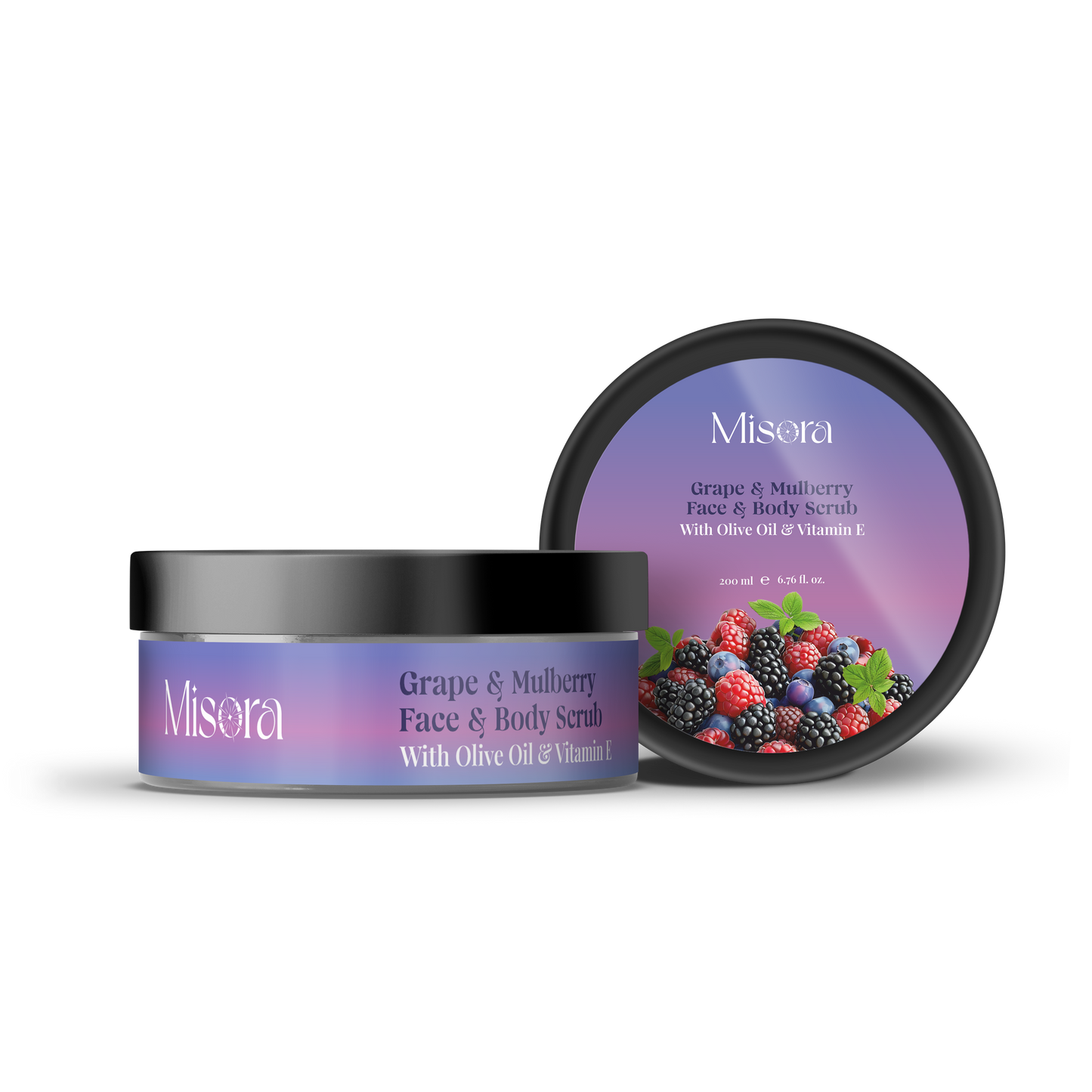 Grape & Mulberry Face & Body Scrub