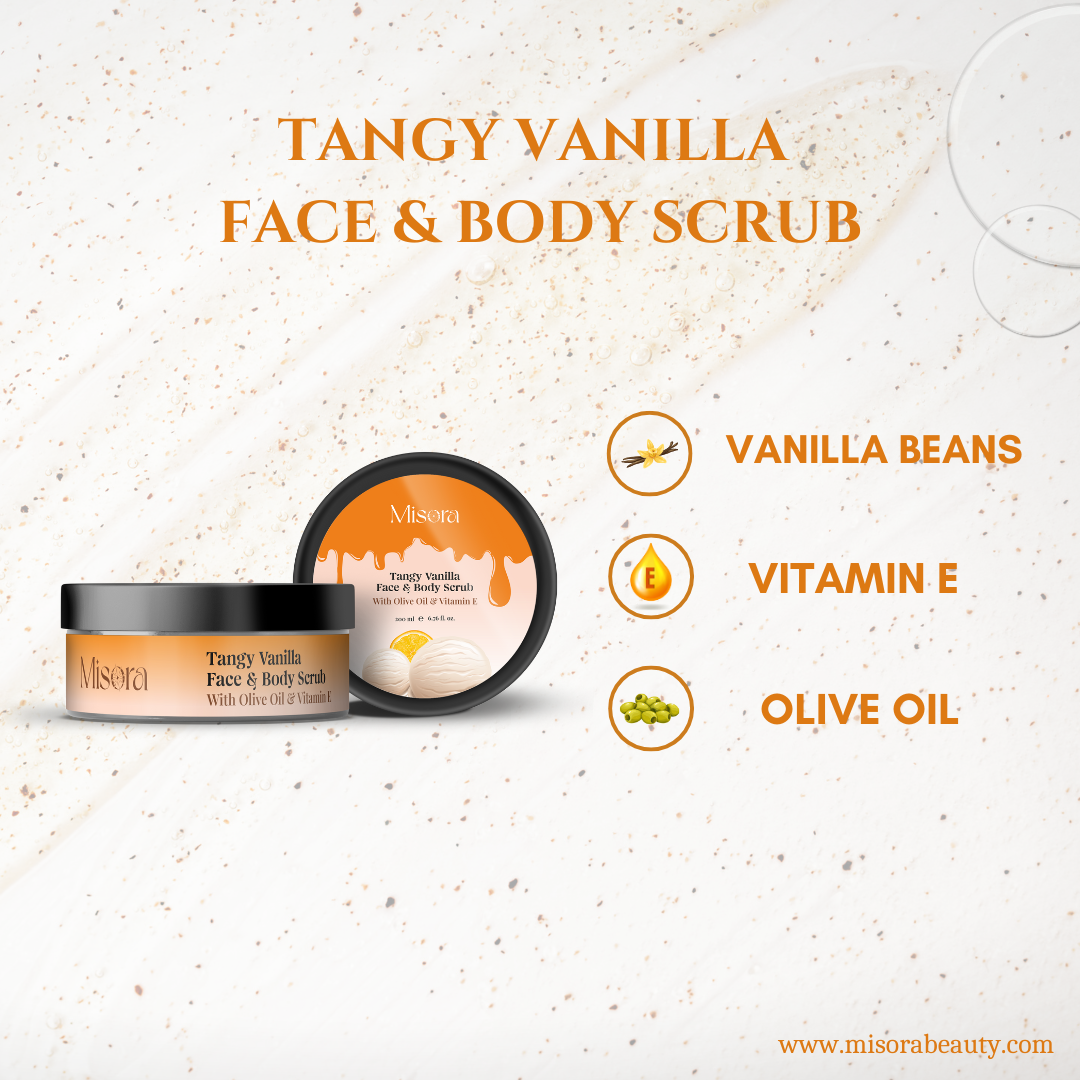 Tangy Vanilla Face & Body Scrub