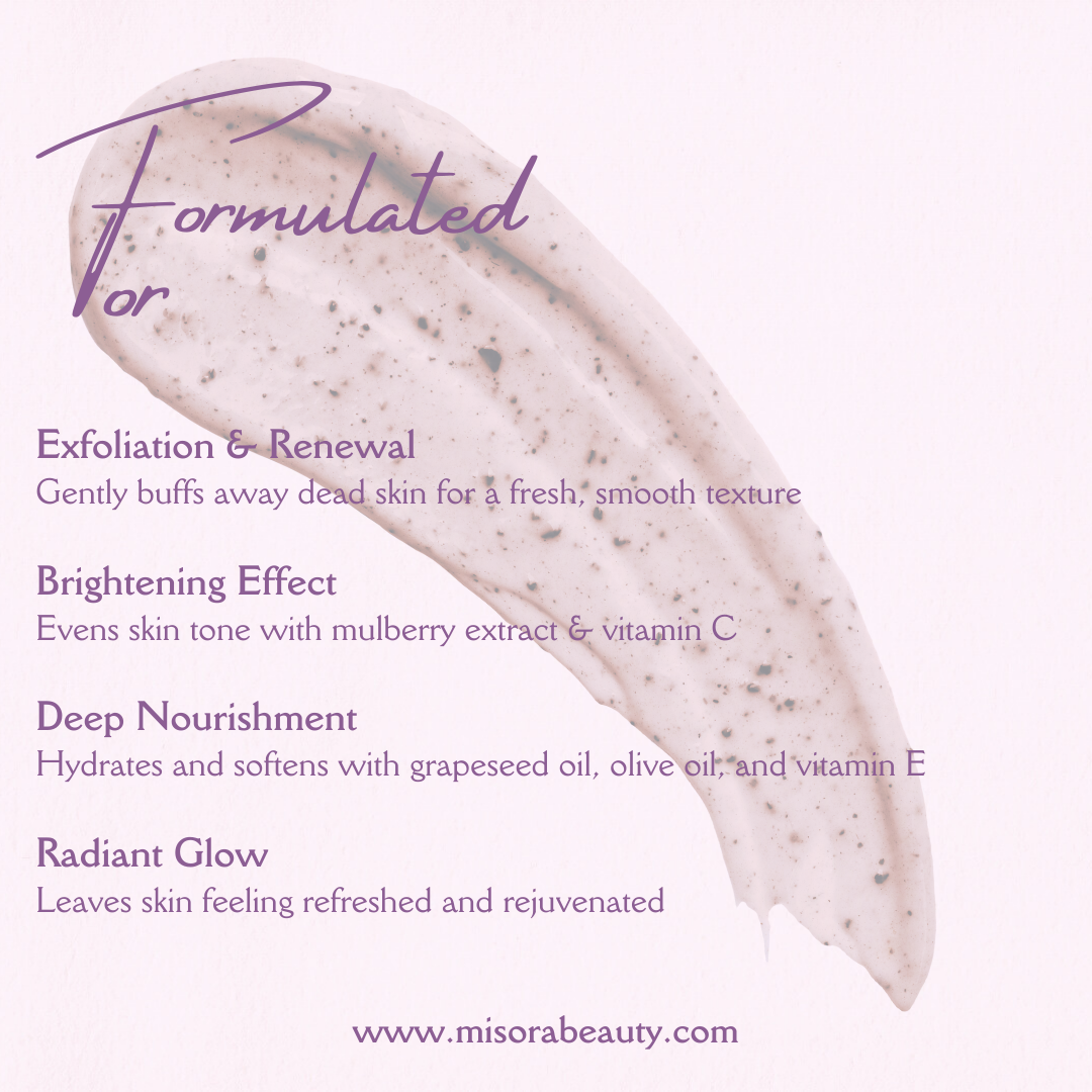 Grape & Mulberry Face & Body Scrub